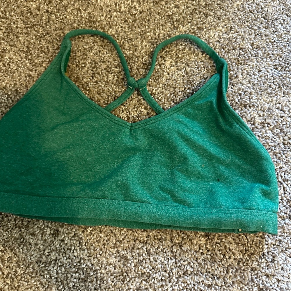 Vibrant Green Women's Sports Bra